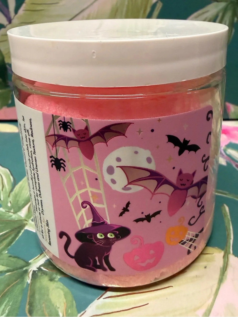 Aminnah Witches Brew Sugar Polish Scrub 8 oz Halloween Exfoliating Rare